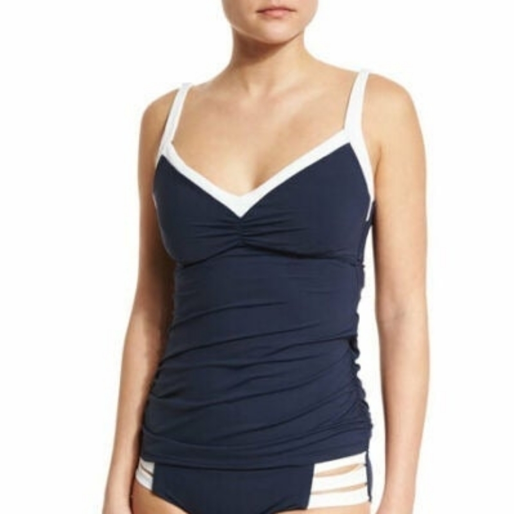 Seafolly Block Party Swim Top 10DD NWT